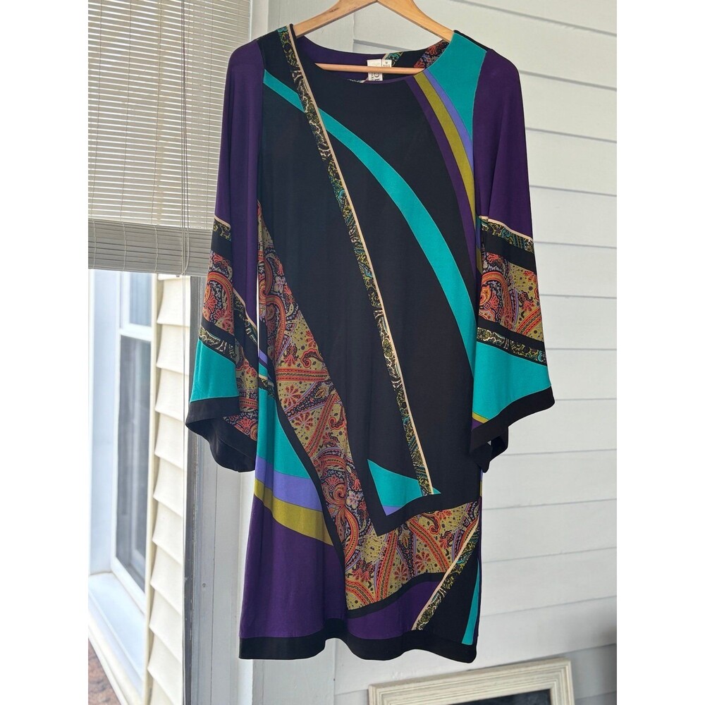 Soho Apparel Abstract Paisley Tunic